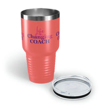 Load image into Gallery viewer, "Life Changing Coach" Ringneck Tumbler, 30oz
