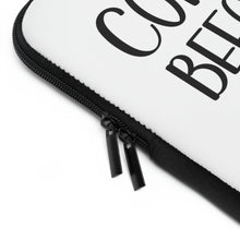 Load image into Gallery viewer, "Coffee Before Coaching" Laptop Sleeve
