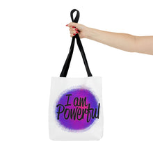 Load image into Gallery viewer, "I Am Powerful" Natural Tote Bag