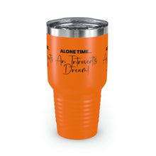 Load image into Gallery viewer, "Alone Time Is An Introvert's Dream" Ringneck Tumbler, 30oz