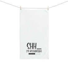 Load image into Gallery viewer, &quot;Shh I&#39;m Recharging&quot; Hand Towel
