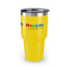 Load image into Gallery viewer, &quot;Happily Introverted&quot; Ringneck Tumbler, 30oz

