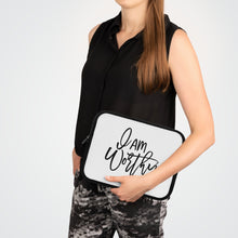 Load image into Gallery viewer, I Am Worthy&quot; Laptop Sleeve
