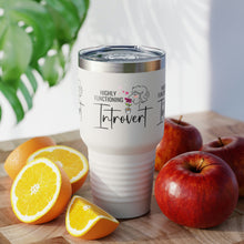 Load image into Gallery viewer, Copy of &quot;Happily Introverted&quot; Ringneck Tumbler, 30oz
