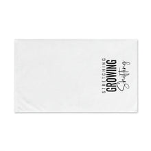 Load image into Gallery viewer, &quot;Stretching Growing Shifting&quot; Hand Towel
