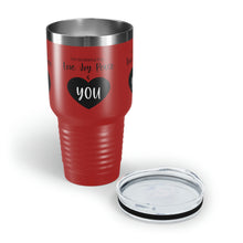 Load image into Gallery viewer, I&#39;m Grateful For Love, Joy, Peace and You&quot; Ringneck Tumbler, 30oz
