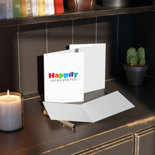Load image into Gallery viewer, &quot;Happily Introverted&quot; Greeting Cards (8, 16, and 24 pcs)
