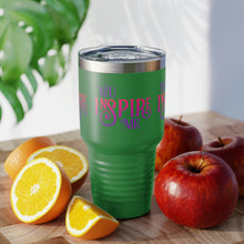 Load image into Gallery viewer, &quot;You Inspire Me&quot; Ringneck Tumbler, 30oz
