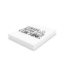 Load image into Gallery viewer, &quot;Coffee Before Coaching&quot; Greeting Cards (8, 16, and 24 pcs)
