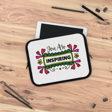 Load image into Gallery viewer, &quot;You Are Inspiring&quot; Laptop Sleeve
