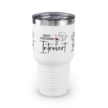 Load image into Gallery viewer, Copy of &quot;Happily Introverted&quot; Ringneck Tumbler, 30oz
