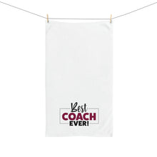 Load image into Gallery viewer, &quot;Best Coach Ever&quot; Hand Towel
