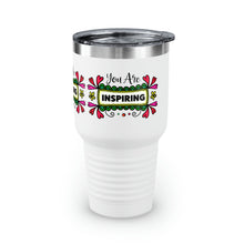 Load image into Gallery viewer, &quot;You Are Inspiring&quot; Ringneck Tumbler, 30oz
