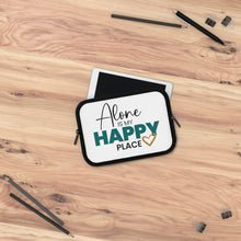 Load image into Gallery viewer, &quot;Alone Is My Happy Place&quot; Laptop Sleeve
