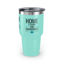 Load image into Gallery viewer, &quot;Home Is Where The Introvert Is&quot; Ringneck Tumbler, 30oz
