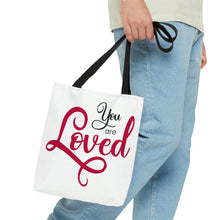 Load image into Gallery viewer, &quot;You Are Loved&quot; Tote Bag
