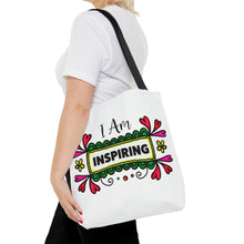 Load image into Gallery viewer, &quot;I Am Inspiring&quot; Tote Bag
