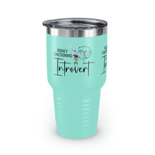 Load image into Gallery viewer, Copy of &quot;Happily Introverted&quot; Ringneck Tumbler, 30oz
