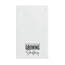 Load image into Gallery viewer, &quot;Stretching Growing Shifting&quot; Hand Towel
