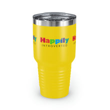 Load image into Gallery viewer, &quot;Happily Introverted&quot; Ringneck Tumbler, 30oz

