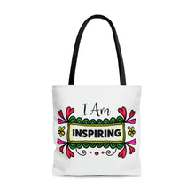 Load image into Gallery viewer, &quot;I Am Inspiring&quot; Tote Bag
