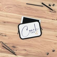 Load image into Gallery viewer, &quot;Coach Life&quot; Laptop Sleeve
