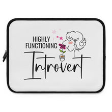 Load image into Gallery viewer, &quot;Highly Functioning Introvert&quot; Laptop Sleeve
