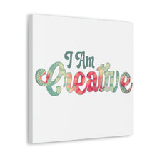 Load image into Gallery viewer, &quot;I Am Creative&quot; Classic Canvas
