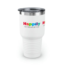 Load image into Gallery viewer, &quot;Happily Introverted&quot; Ringneck Tumbler, 30oz
