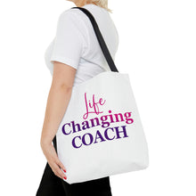 Load image into Gallery viewer, &quot;Life Changing Coach&quot; Tote Bag
