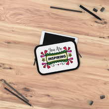 Load image into Gallery viewer, &quot;You Are Inspiring&quot; Laptop Sleeve
