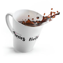 Load image into Gallery viewer, &quot;My Coach Believes In Me&quot; Latte Mug, 12oz
