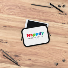 Load image into Gallery viewer, &quot;Happily Introverted&quot; Laptop Sleeve
