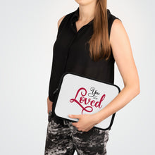 Load image into Gallery viewer, &quot;You Are Loved&quot; Laptop Sleeve
