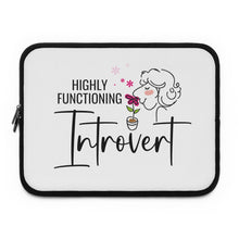 Load image into Gallery viewer, &quot;Highly Functioning Introvert&quot; Laptop Sleeve
