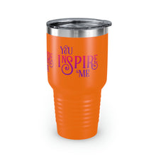 Load image into Gallery viewer, &quot;You Inspire Me&quot; Ringneck Tumbler, 30oz
