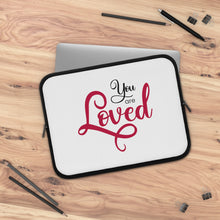 Load image into Gallery viewer, &quot;You Are Loved&quot; Laptop Sleeve
