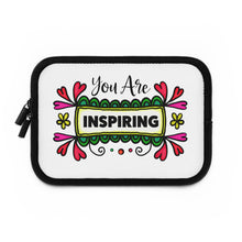 Load image into Gallery viewer, &quot;You Are Inspiring&quot; Laptop Sleeve
