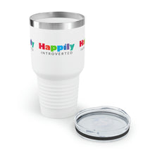 Load image into Gallery viewer, &quot;Happily Introverted&quot; Ringneck Tumbler, 30oz
