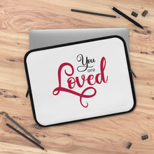 Load image into Gallery viewer, &quot;You Are Loved&quot; Laptop Sleeve
