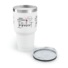Load image into Gallery viewer, Copy of &quot;Happily Introverted&quot; Ringneck Tumbler, 30oz
