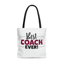 Load image into Gallery viewer, &quot;Best Coach Ever&quot; Tote Bag
