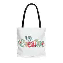 Load image into Gallery viewer, &quot;I Am Creative&quot; Tote Bag
