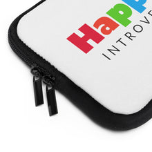 Load image into Gallery viewer, &quot;Happily Introverted&quot; Laptop Sleeve
