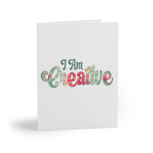 Load image into Gallery viewer, &quot;I Am Creative&quot; Greeting Cards (8, 16, and 24 pcs)
