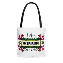 Load image into Gallery viewer, &quot;I Am Inspiring&quot; Tote Bag
