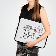 Load image into Gallery viewer, &quot;Highly Functioning Introvert&quot; Laptop Sleeve
