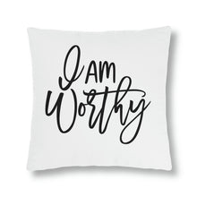 Load image into Gallery viewer, &quot;I Am Worthy&quot; Pillow
