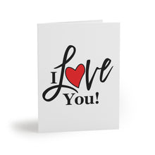 Load image into Gallery viewer, &quot;I Love You&quot;  Greeting Cards (8, 16, and 24 pcs)
