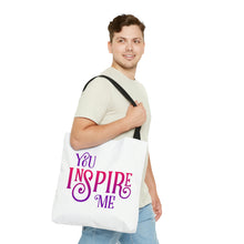 Load image into Gallery viewer, &quot;You Inspire Me&quot; Tote Bag
